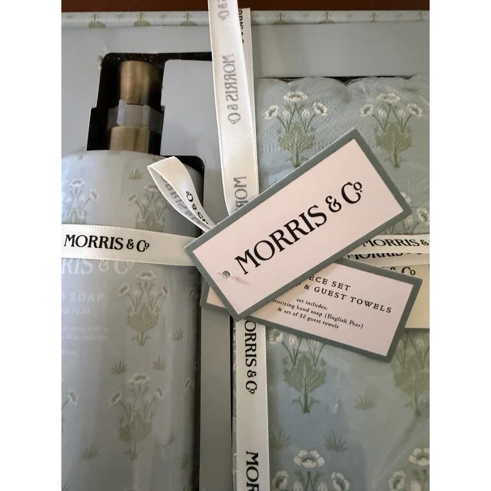 Morris & Co. 2-piece Set Hand Soap and Guest Towels